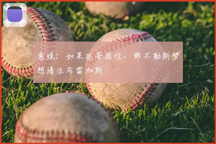 意媒：如果孔蒂离任，那不勒斯梦想请法布雷加斯